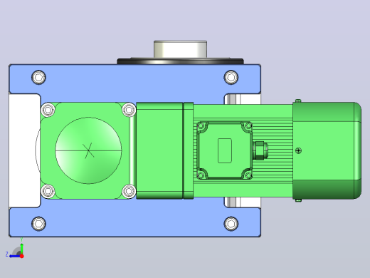 ER-RU140DF英锐凸轮分割器全套3D图档右视缩略图