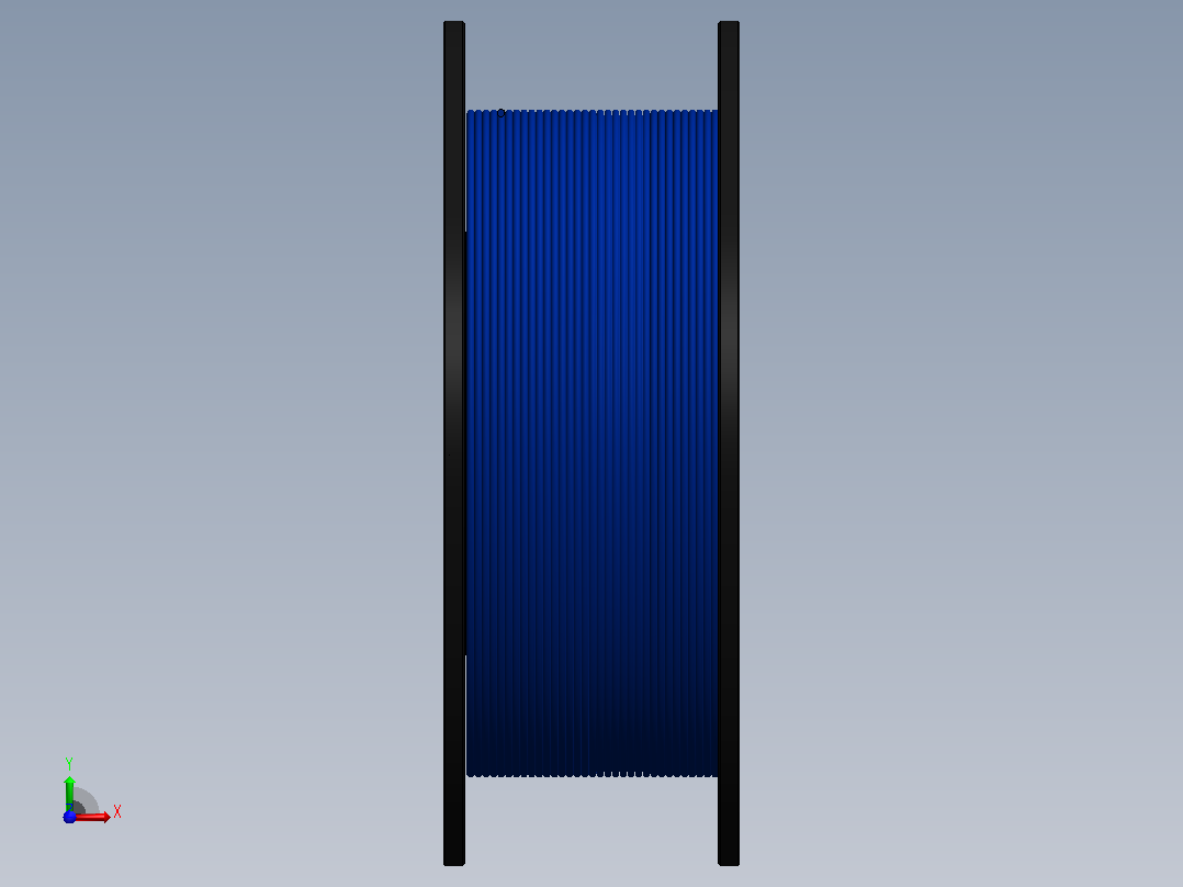 FDM型3D打印机用料盘前视图