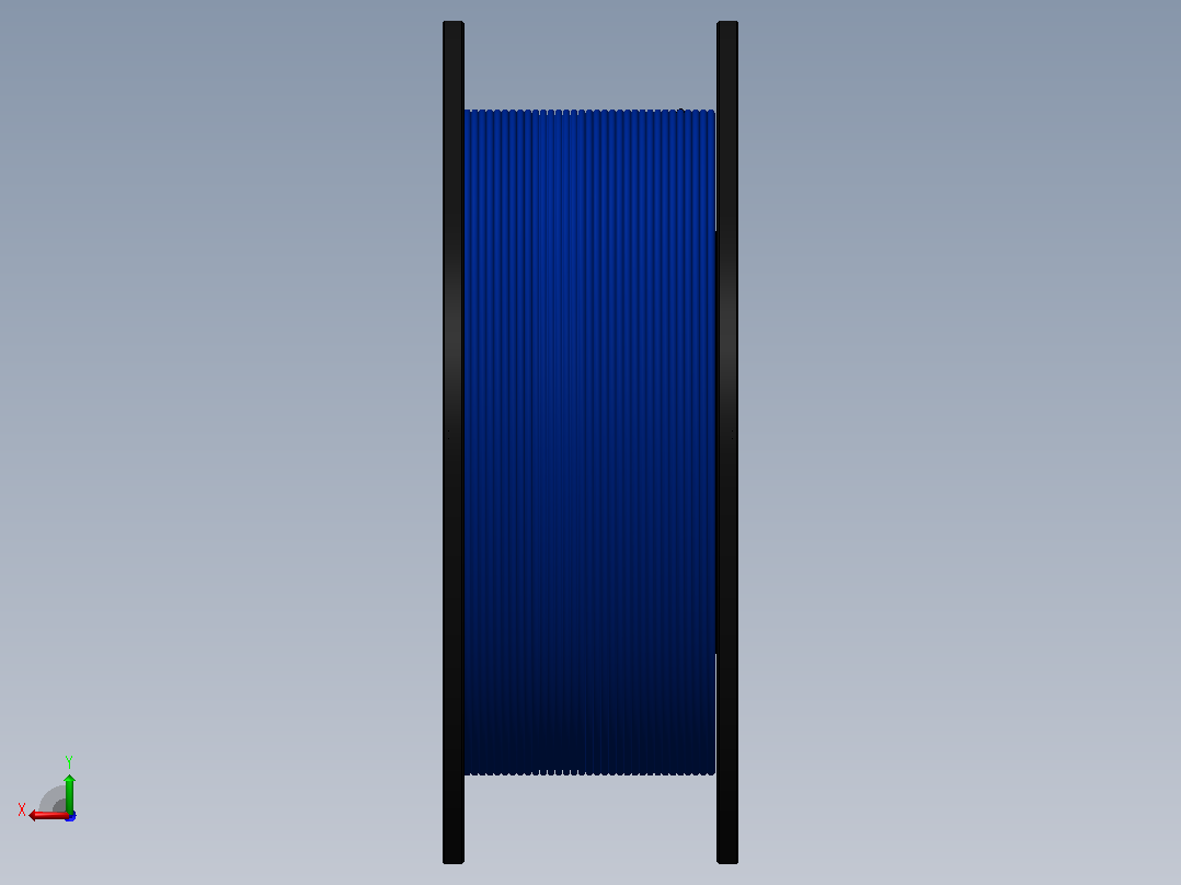 FDM型3D打印机用料盘后视图