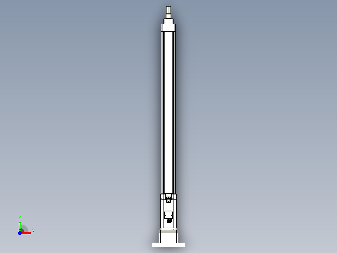 轻载电动缸TPA-ESR40-1210C-L600-MR-FB-W-P40-C3前视图