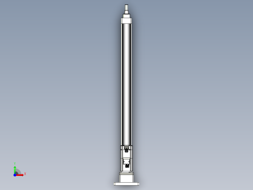 轻载电动缸TPA-ESR40-1210C-L600-MR-FB-W-P40-C3前视缩略图