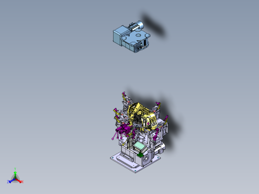 转台式后轮罩焊装夹具(欧系)