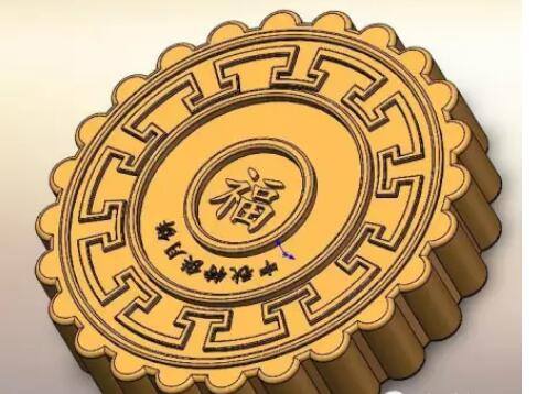 三款中秋月饼三维缩略图