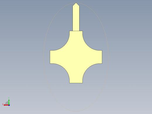 CATIA椭圆规机构运动仿真后视缩略图