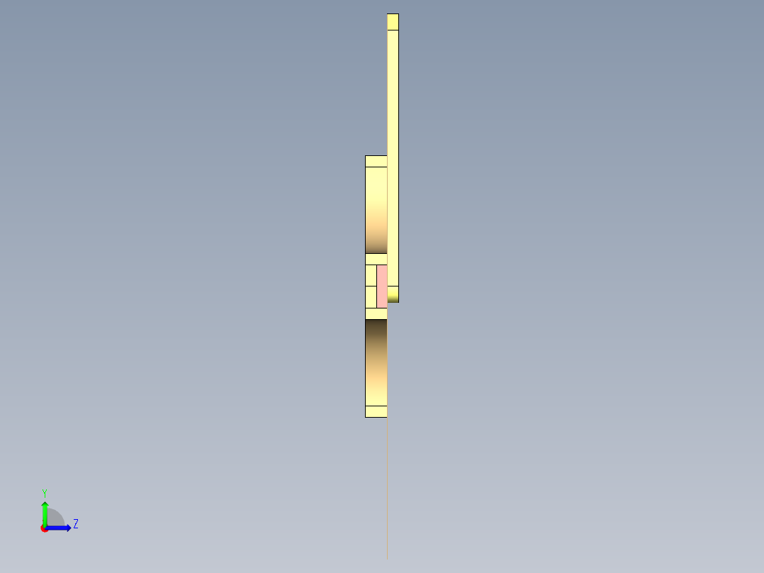 CATIA椭圆规机构运动仿真左视图
