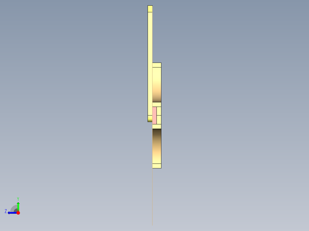 CATIA椭圆规机构运动仿真右视图