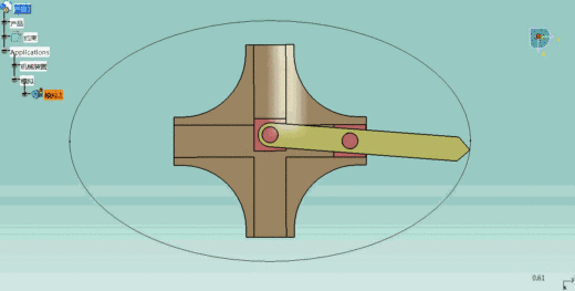 CATIA椭圆规机构运动仿真缩略图