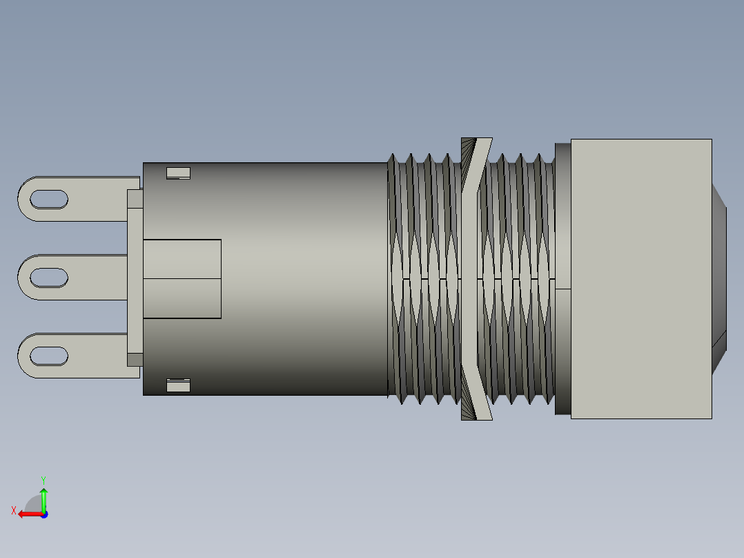 和泉天得施耐德ABB按钮指示灯开关急停后视图