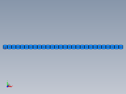 彩色公头100mil（2.54mm）系列-DS1021_blue_1x28p_100mil_Type5_rev1.0前视缩略图