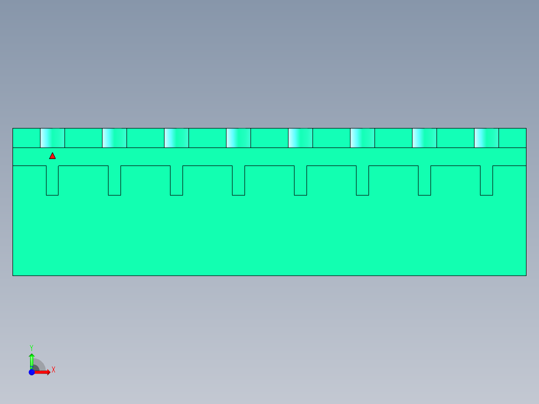 DEGSON 2EDG 系列 5.08mm 可插拔接线端子组-2EDGRC-5.08-08P-14-00AH前视图