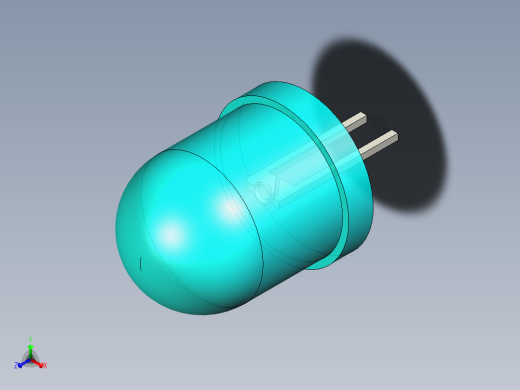 LED_Round_Cyan_D10.0mm正等轴测缩略图