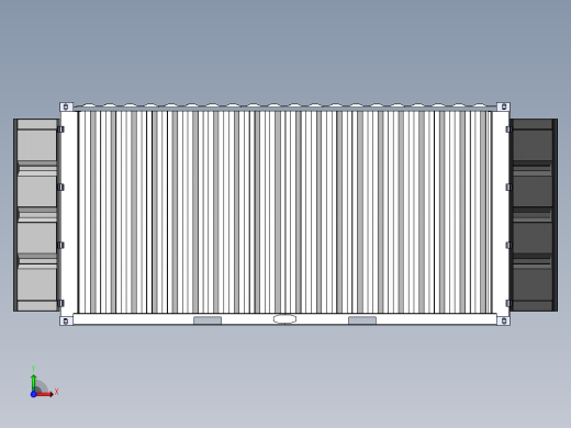 双开门集装箱前视缩略图