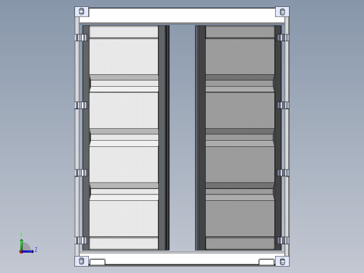 双开门集装箱左视缩略图