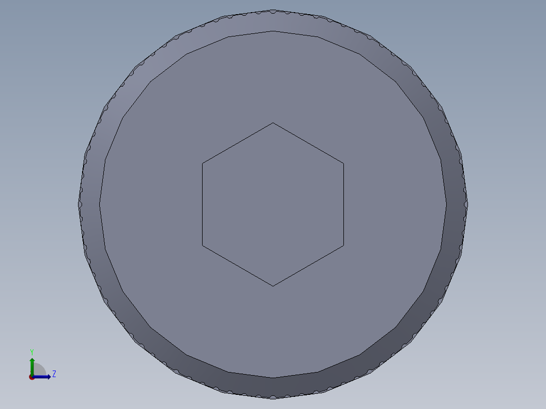 公制SH螺栓选择（DME）-SB DME PM12 x120.SLDPRT左视图