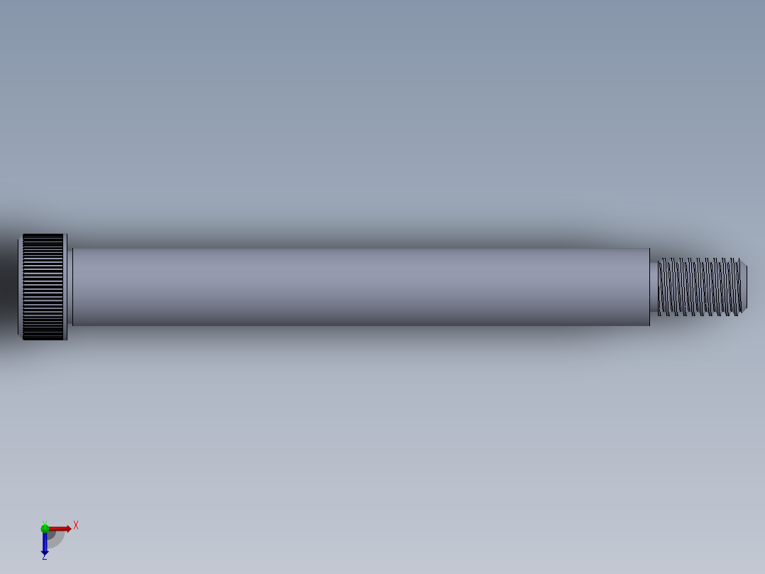 公制SH螺栓选择（DME）-SB DME PM12 x120.SLDPRT俯视图