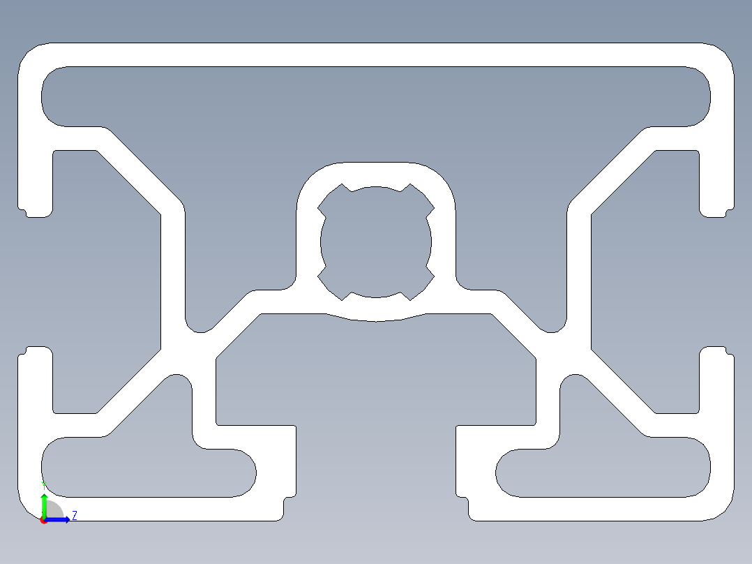 型材-BR 30X45 3842992430.STEP左视图