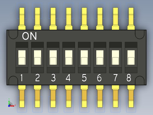 开关继电器保护 SM-DIP-DHNF-08F前视缩略图