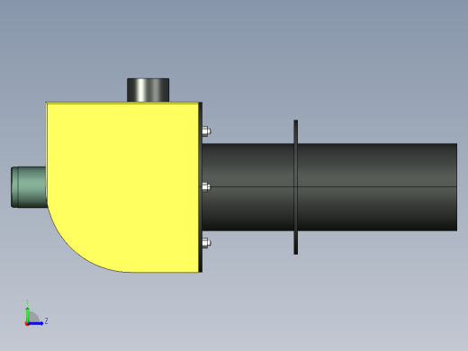 燃烧器左视缩略图