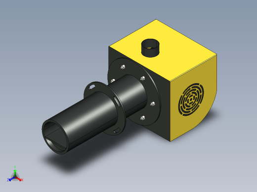 燃烧器正等轴测缩略图