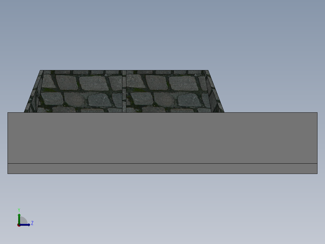混凝土搅拌站结构左视图