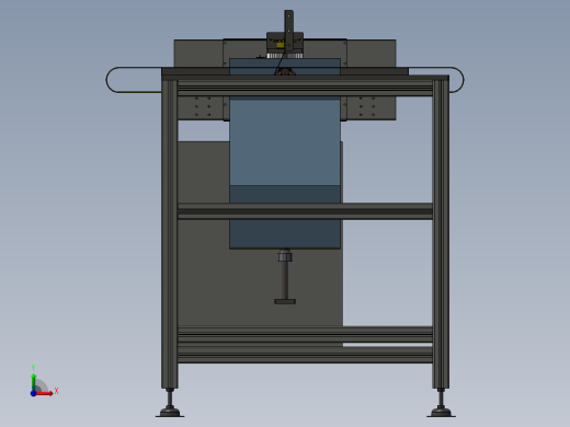 自动卸料机3D模型_前视缩略图
