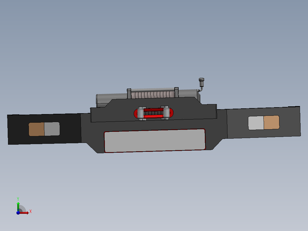汽车绞车装置25--sw前视图