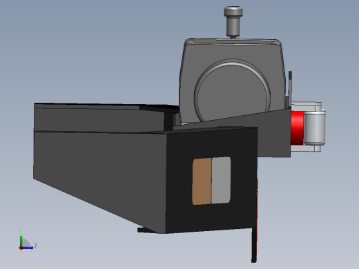 汽车绞车装置25--sw左视缩略图