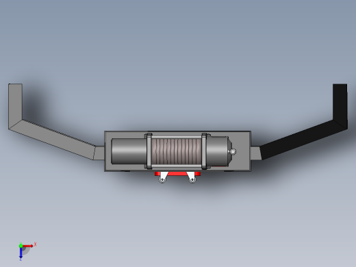 汽车绞车装置25--sw俯视缩略图