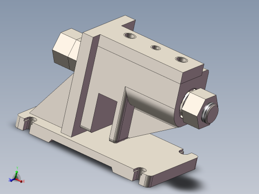 CA6140拨叉831003钻7孔夹具设计CAD图纸+工艺卡+SolidWorks三维模型
