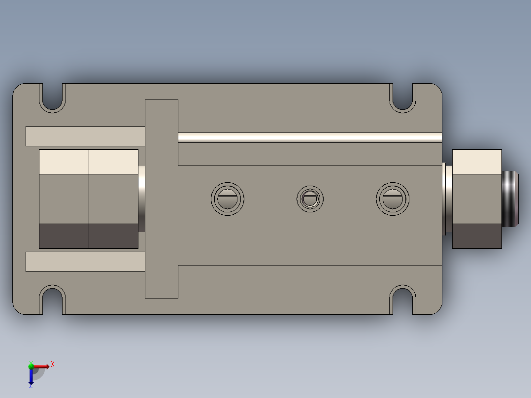 CA6140拨叉831003钻7孔夹具设计CAD图纸+工艺卡+SolidWorks三维模型俯视图