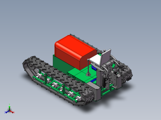 履带机正等轴测缩略图