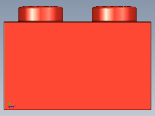 乐高套装 4421基本积木-4181138 - 2456 - 44237 Bright Red Brick 2 x 6.STEP左视缩略图