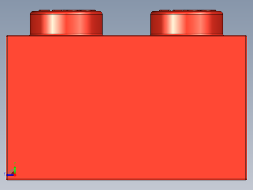 乐高套装 4421基本积木-4181138 - 2456 - 44237 Bright Red Brick 2 x 6.STEP右视缩略图