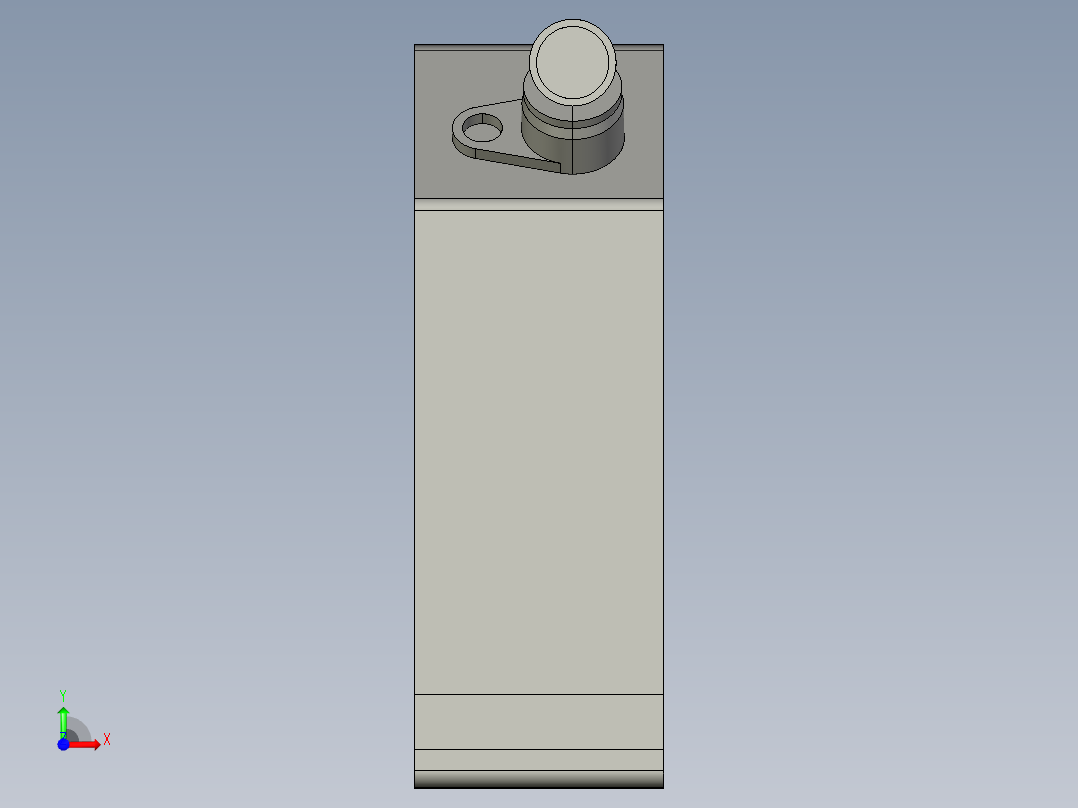 基恩士LK-G400head_kc图纸模型前视图