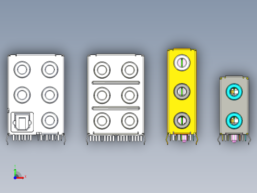 音频插孔连接器主板音频接口前视缩略图