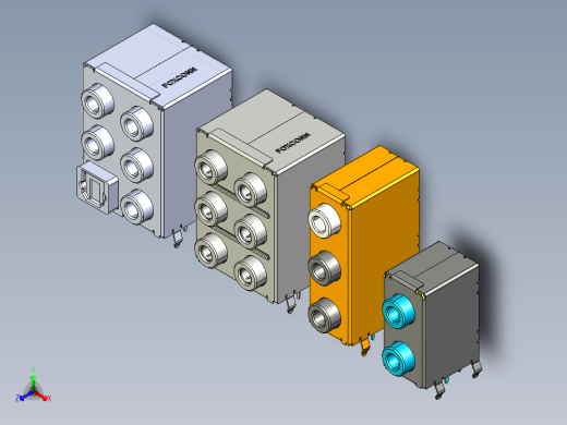 音频插孔连接器主板音频接口正等轴测缩略图
