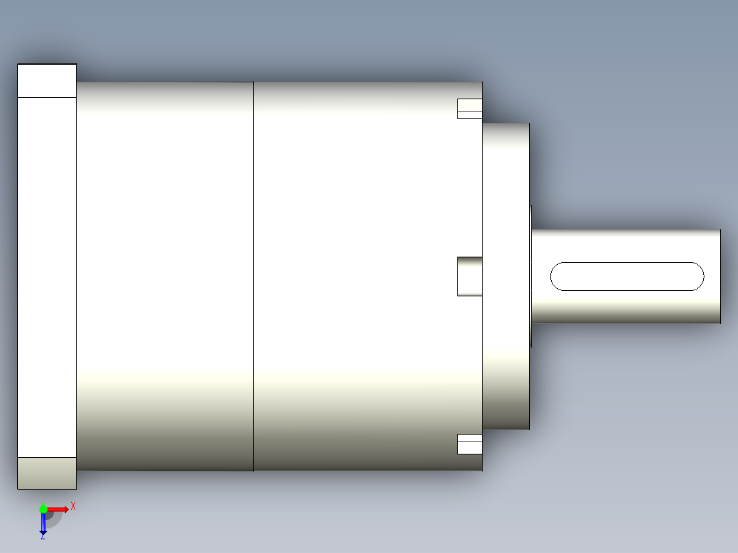 直齿PLE160-L1 35-114.3-200-M12.stp俯视图