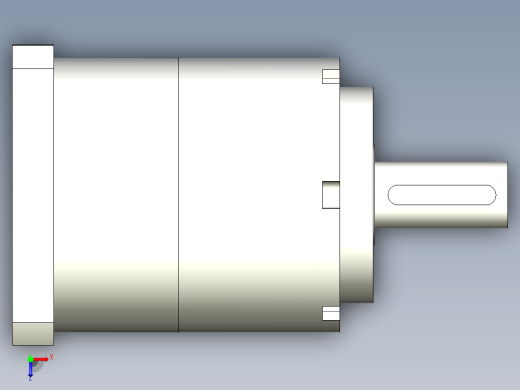 直齿PLE160-L1 35-114.3-200-M12.stp俯视缩略图