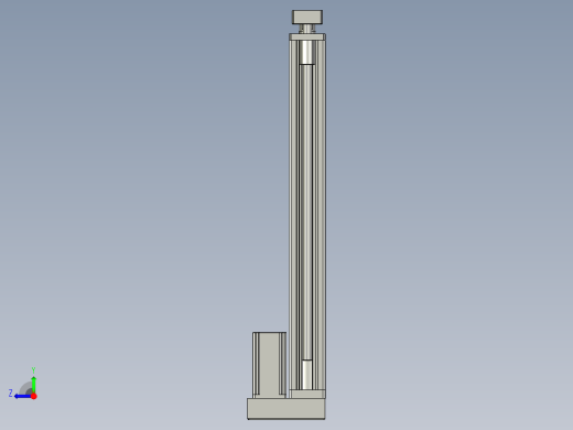12VZ电动缸-VZ6D-S500-BD右视缩略图