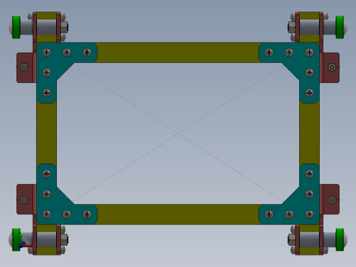 自动电梯系统滑动机构前视缩略图