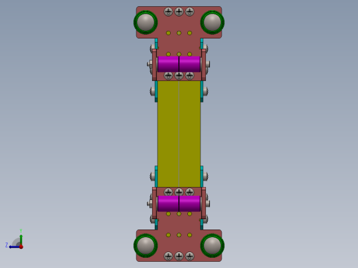 自动电梯系统滑动机构右视缩略图