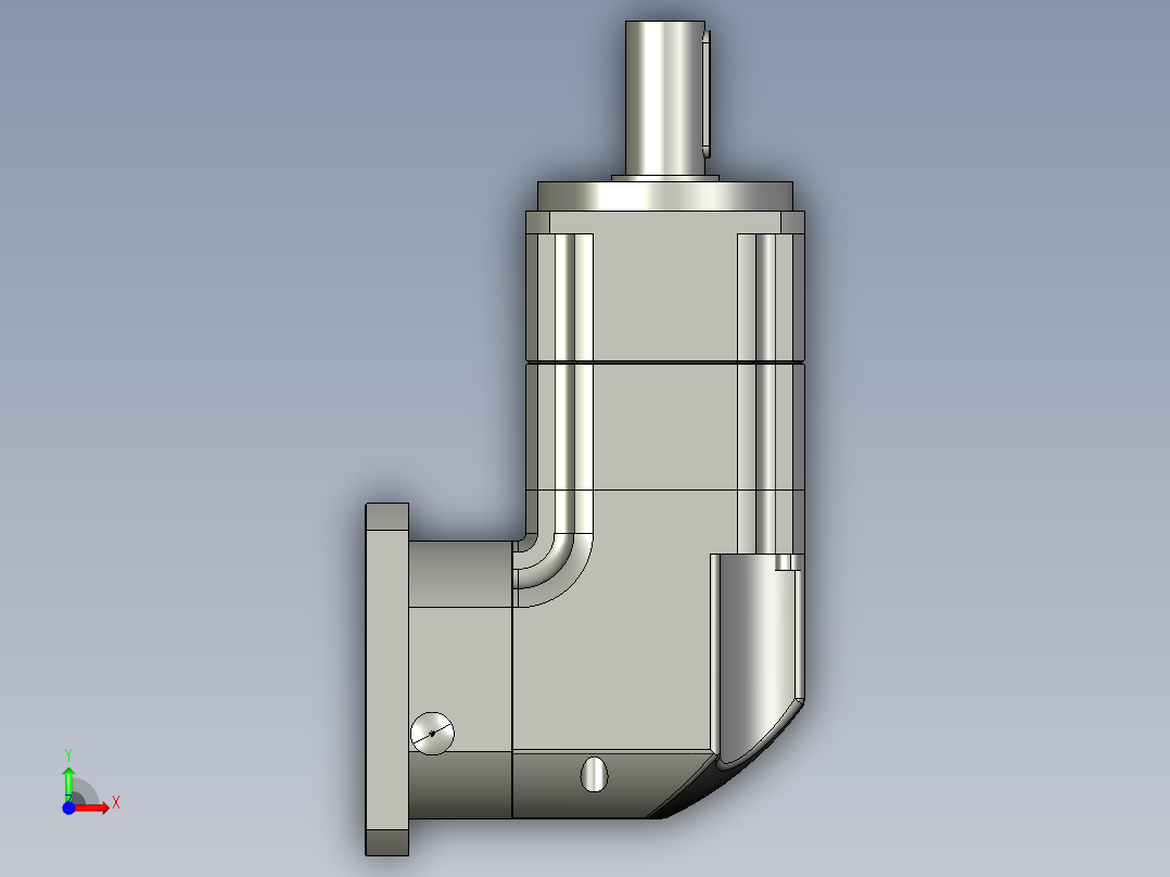 斜齿ZPGH142-L2 35-114.3-200-M12.STEP前视图