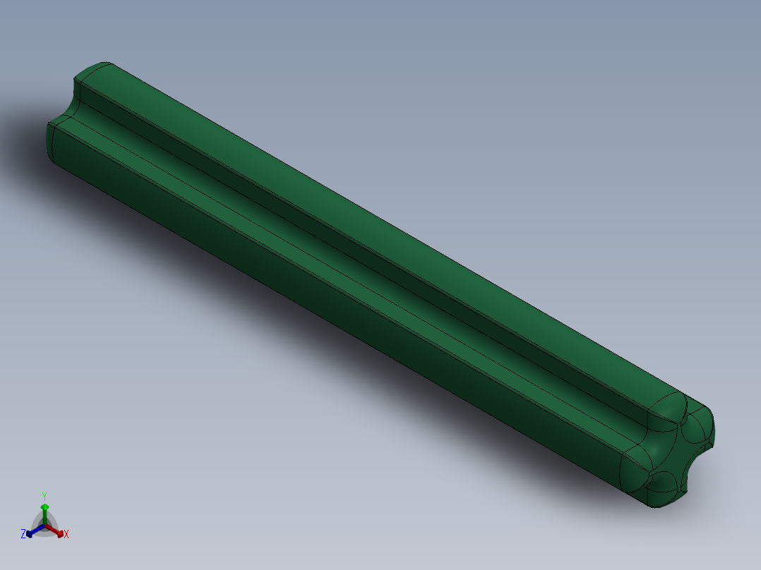 乐高机械组车桥-3705 Green Technic Axle 4主视图