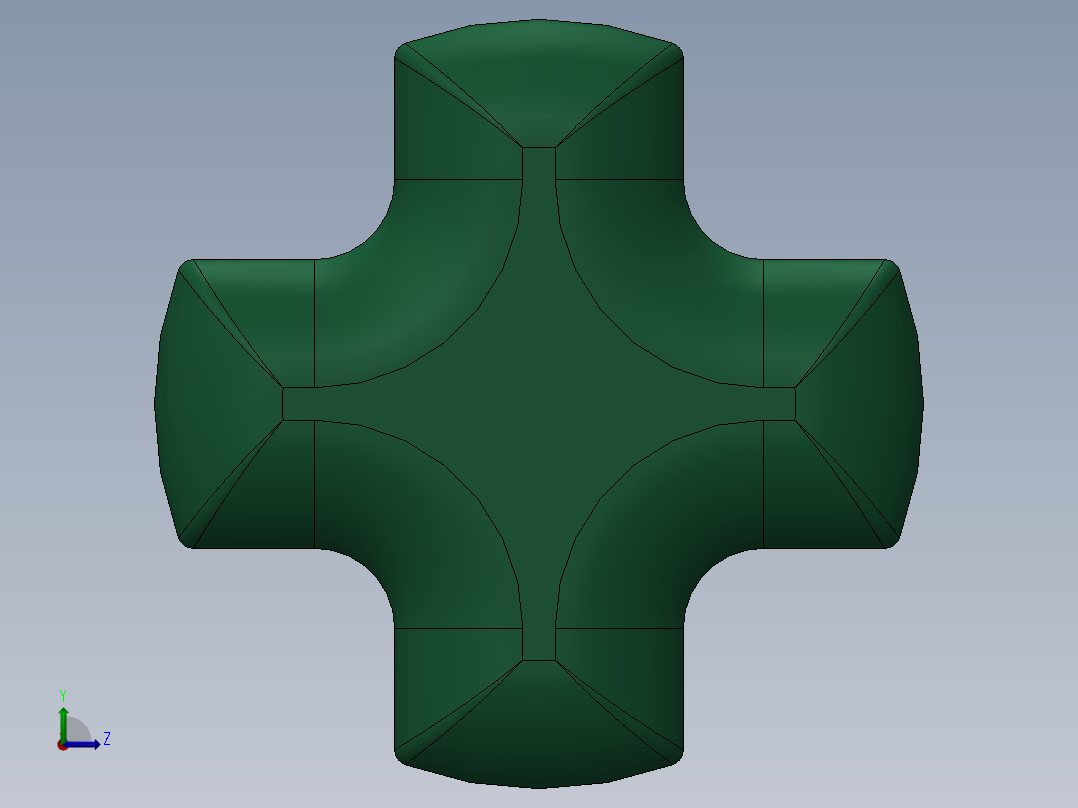乐高机械组车桥-3705 Green Technic Axle 4左视图