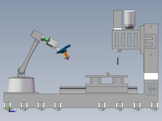 增减材3D打印设备左视缩略图