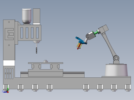 增减材3D打印设备右视缩略图