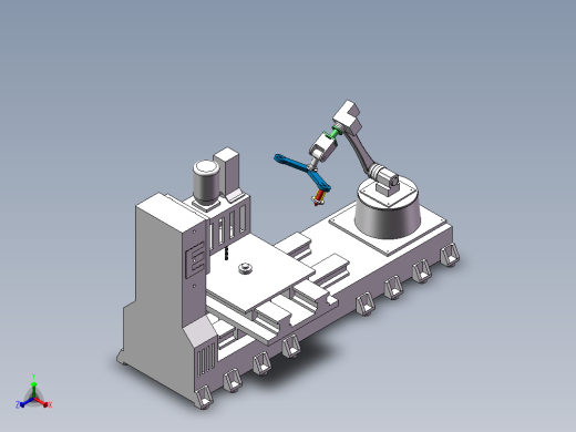 增减材3D打印设备正等轴测缩略图