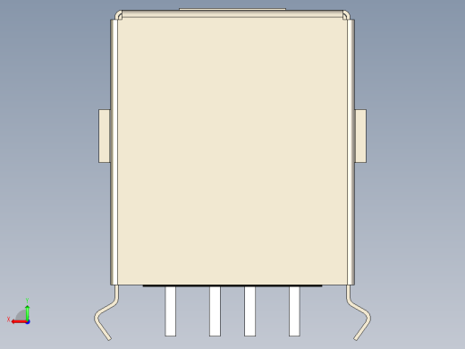 双usb2.0连接器a型后视缩略图