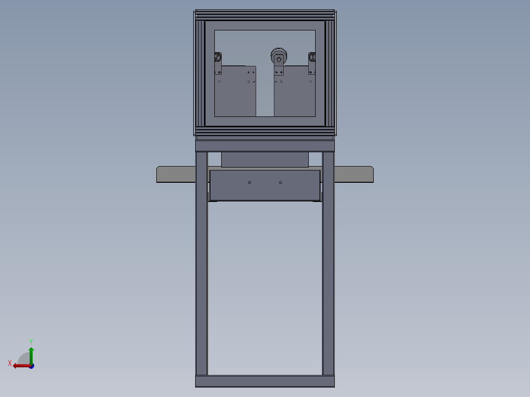 2VG FRO斜切欠工装（sw18可编辑+工程图+bom）后视图