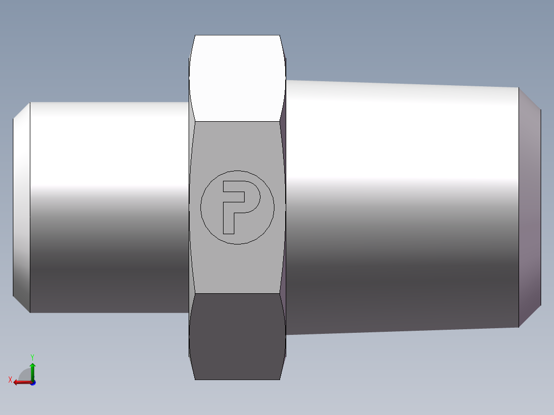 美制锥螺纹、1CN-12-04后视图